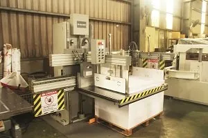 Taiwan’s postpress manufacturers at drupa 1 Pile Turning machine at Daitein manufacturing unit