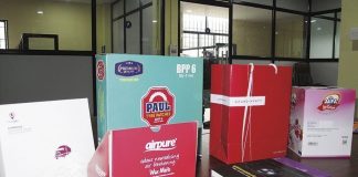 Packaging and printing samples from Karniz Packs. Photo PSA