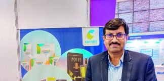 Sunesh Yadav of Century Pulp & Paper at Innopack Pharma Confex 2019