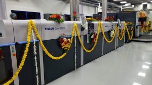 Parksons Packaging commissions India’s first HP Indigo 30000 at Daman 2 Two Tresu iCoat 30000 inline coaters