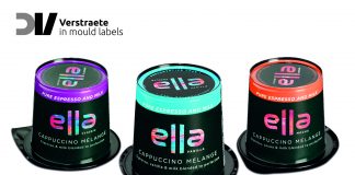 Oxygen barrier IML labels keep the flavors and aromas of Ella Cappuccino intact