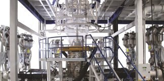 7-layer blown film line capable of producing nylon and EVOH based barrier films, Photo PSA