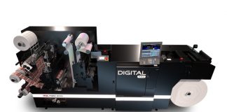 Digital Pro 3 with semi-rotary - a configurable inline CMYK digital hybrid toner press