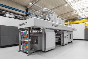 Bobst reveals new Vision CI flexo press and sustainable laminates 1 Bobst Vision CI flexo pres. Photo Bobst