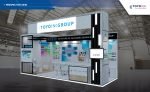 Rendering of PT. Toyo Ink Indonesia's booth at Plastics & Rubber Indonesia 2019