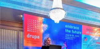 Sabine Geldermann speaking at the Mumbai roadshow. Photo PSA