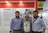 L to R: Kaushil Shah, Suresh Shah and Naineel Shah of Nulith at Pamex 2020. Photo PSA