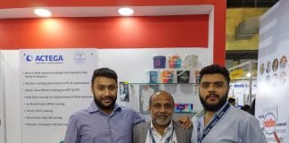 L to R: Kaushil Shah, Suresh Shah and Naineel Shah of Nulith at Pamex 2020. Photo PSA
