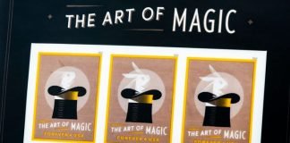 ‘The Art of Magic’ postage stamps were the first US postal stamps ever printed flexo and the first to exploit 3D micro-optical printing. Photo Miraclon