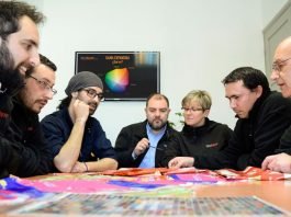 Lorytex team evaluates flexo outuput using ECG Photo Miraclon