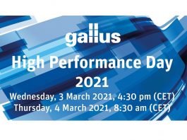 Virtual Gallus high performance webinar