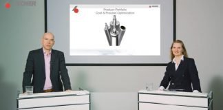 Sven and Svetlana presented Zecher's anilox technology on 15 April 2021 Screenshot PSA