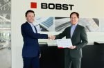 Bobst rewards inventor employee for embossing detection technology Matthieu Richard receiving the prestigious Bobst Inventor Award