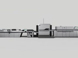 HP Indigo digital printer for commercial printing