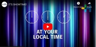 Screen shot of the Heidelberg It's Showtime video promising 'Something Big'