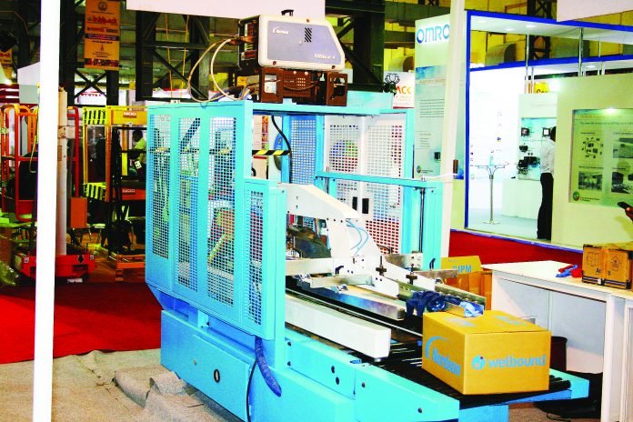 Welbound HC500 case sealer. Photo PSA