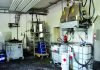 Solvent recycling unit ASC-150 24 kW at JG Service. Photo Ofru