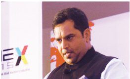 A Appadurai, country manager of HP, at the International Technology Conference at Pamex 2015. Photo PSA