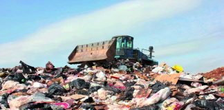 One of the largest landfill sites in the world is in Greece, up to half a kilometre deep