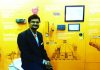 Shyam Padwal at the B&R IndustrialAutomation stand. Photo PSA