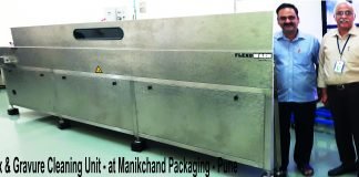 L-R: PR Tripathi, production head, Dhariwal Industries, a division of Manikchand Packaging along with KV Hebbar, proprietor, Scanvik Packaging