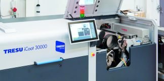 Tresu Americas has recently announced the first order for an iCoat coater to work in-line with an HP Indigo 10000 digital sheetfed press