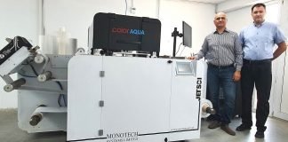 PlusPrint installs a JetSci ColorAqua label press from India