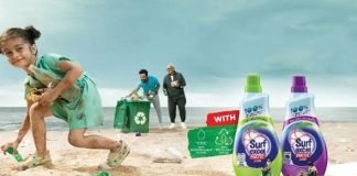 Hindustan Unilever is introducing Surf Excel Matic Liquid with a recyclable bottle