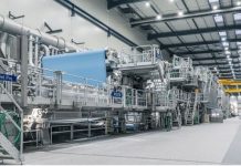 Koehler Paper products on production line 8 have been made using 100% green energy, including the flexible packaging paper and the environmentally‐friendly thermal paper Blue4est