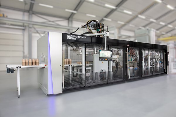 The Kiefel Natureformer KFT90 shown at Fachpack 21 Photo Kiefel