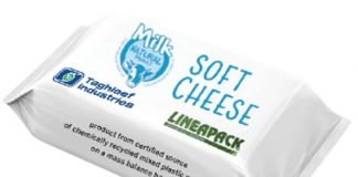 The Italian packaging award winning Taghleef Lineapack for softball cheese Image Ti