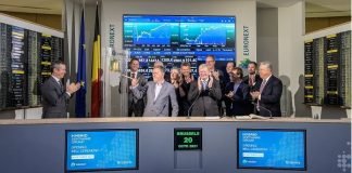 Hybrid Software Group celebrates its name change at Euronext exchange