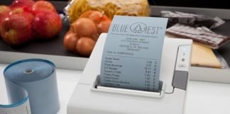 Koehler Paper’s Blue4est thermal paper working perfectly with the Epson TM‐T88VI receipt printer