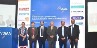 VDMA recently organized a symposium on robotic automation in manufacturing at Coimbatore, which was attended by more than 150 participants
