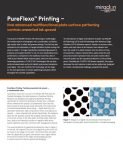 New white paper from MIraclon on unwanted ink spread that its PureFlexo technology addresses Image Miraclon