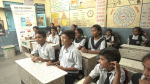 Cartons to Classroom initiative for Mahim Police Colony school Cartons to Classroom program being introduced to students at Mahim Police Colony school