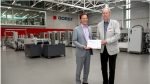 Bobst rewards inventor employee Fred Rostalski Fred Rostalski Bobst Bielefeld