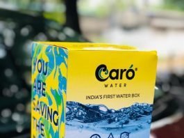 India’s first eco-friendly nutrient-enriched drinking water is available in Caro Water’s new 5 liters water box. Photo: Caro Water