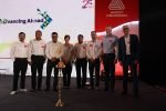 Avery Dennison’s team posing after the lamp lighting process done in their new plant in Greater Noida. Photo: PSA