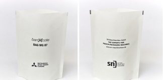 Mitsubishi’s water-coated barricote pouch for food and non-food items