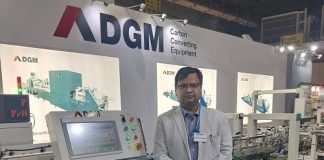 Puneet Aggarwal of DGM India at Printpack India 2022, held earlier this year in Greater Noida. Photo: PSA