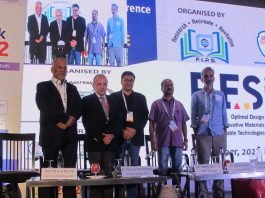 L-R: Prof Dhiraj Kumar, director, National Institute of Design, MP, Ministry of C&I, Govt of India, Deepak Manchanda, thought leader (Design), FIPS, Sudhir Sharma, founder, Indi Design, Dr Sumer Singh, associate professor, dept of design, IIT Delhi, and Itu Chaudhuri, founder, ICD Design. Photo: PSA