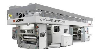 Bobst oneBarrier Expert Coater at K 2022.