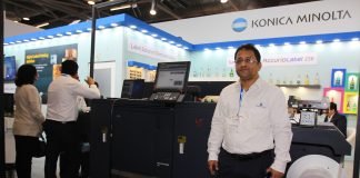 Konica Minolta showcases AccurioLabel 230 at Labelexpo