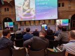 Rebuilding Smart Packaging in-person in Amsterdam Anita Erati of Accenture speaks at AIPIA World Congress in Amsterdam – November 2022 Photo AIPIA
