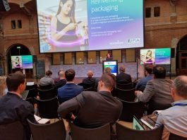 Anita Erati of Accenture speaks at AIPIA World Congress in Amsterdam – November 2022 Photo AIPIA