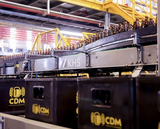 KHS DPG ECO filler for beer bottling line