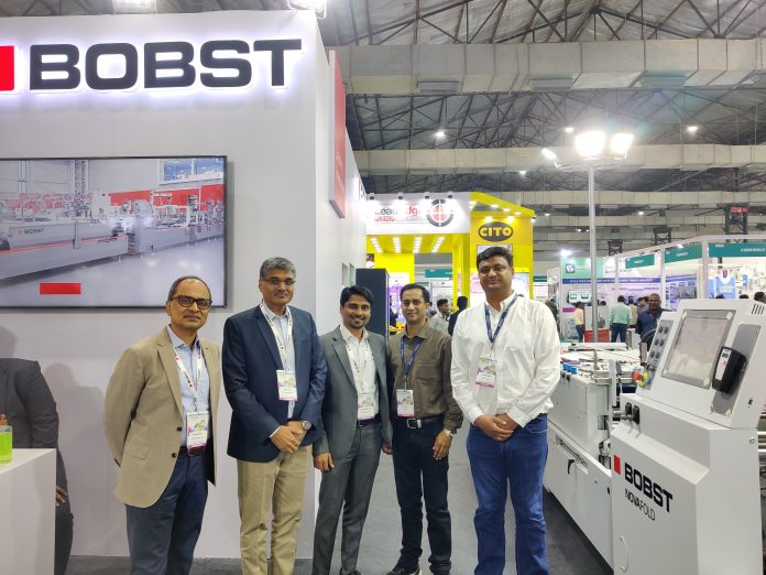 Mahalaxmi Packaging books Bobst Novafold 110 A2 folder gluer at Pamex 2023