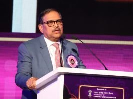 CK Mishra, ex-secretary Ministry of Environment, Forests & Climate Change speaking at the Elite Conference in Mumbai on 31 August 2023 Photo PSA