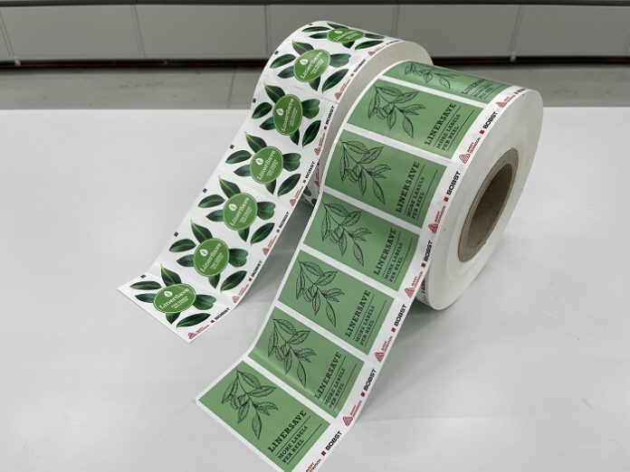 Linerless labels_tech collaboration with Avery Denison 3 Bobst
